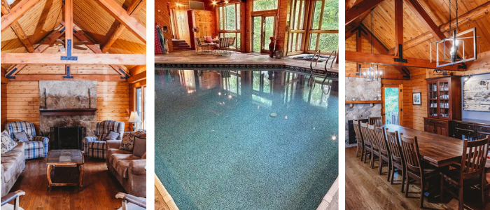 features of rental cabin in rushville, ohio images of cabin
